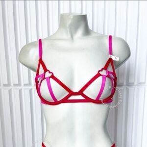 Victoria's Secret Jual Heartware Open Cup Strappy Bra M-DD